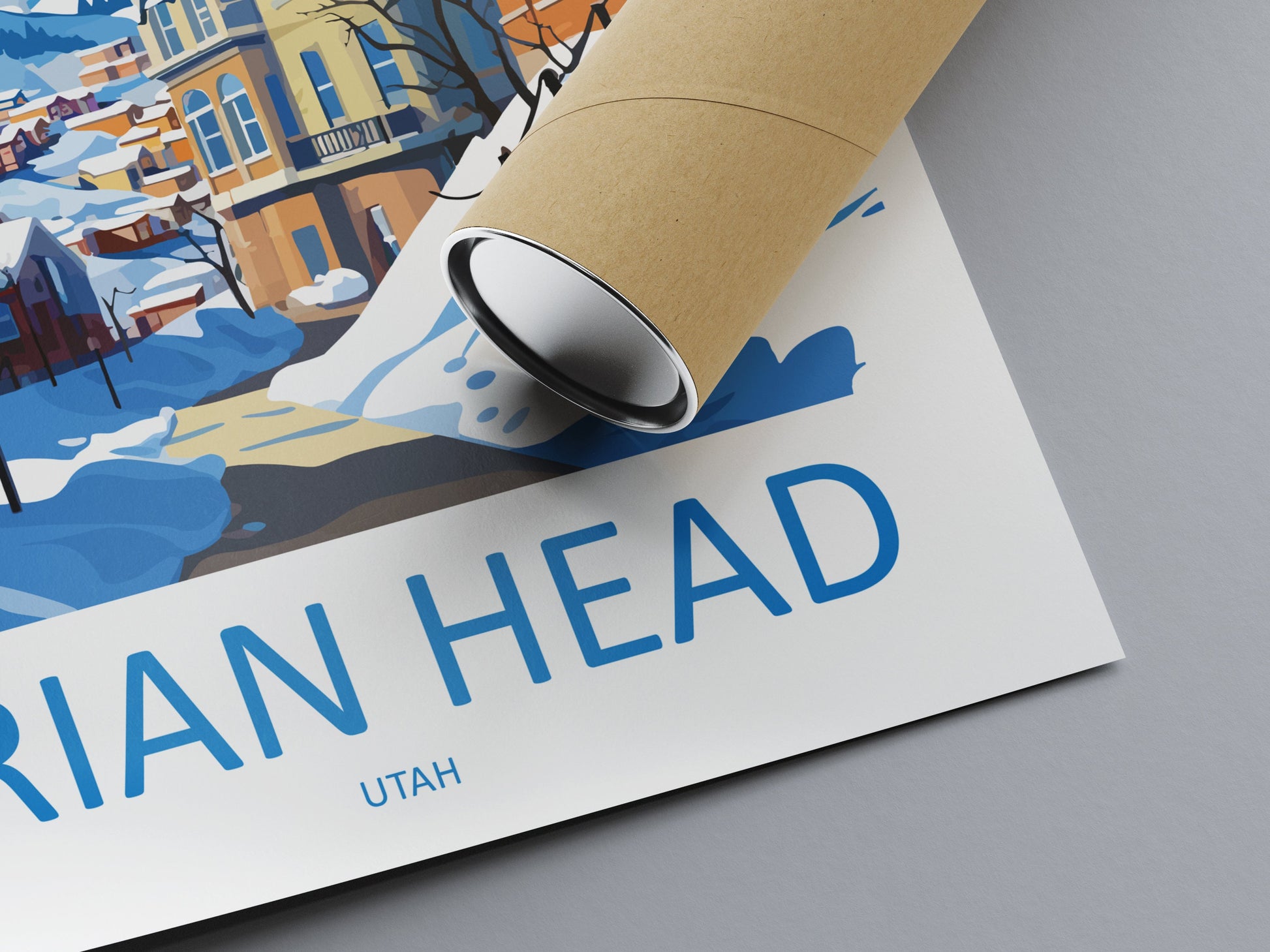 Brian Head Travel Print Wall Art Brian Head Wall Hanging Home Décor Brian Head Art Lovers Utah Art Lover Gift