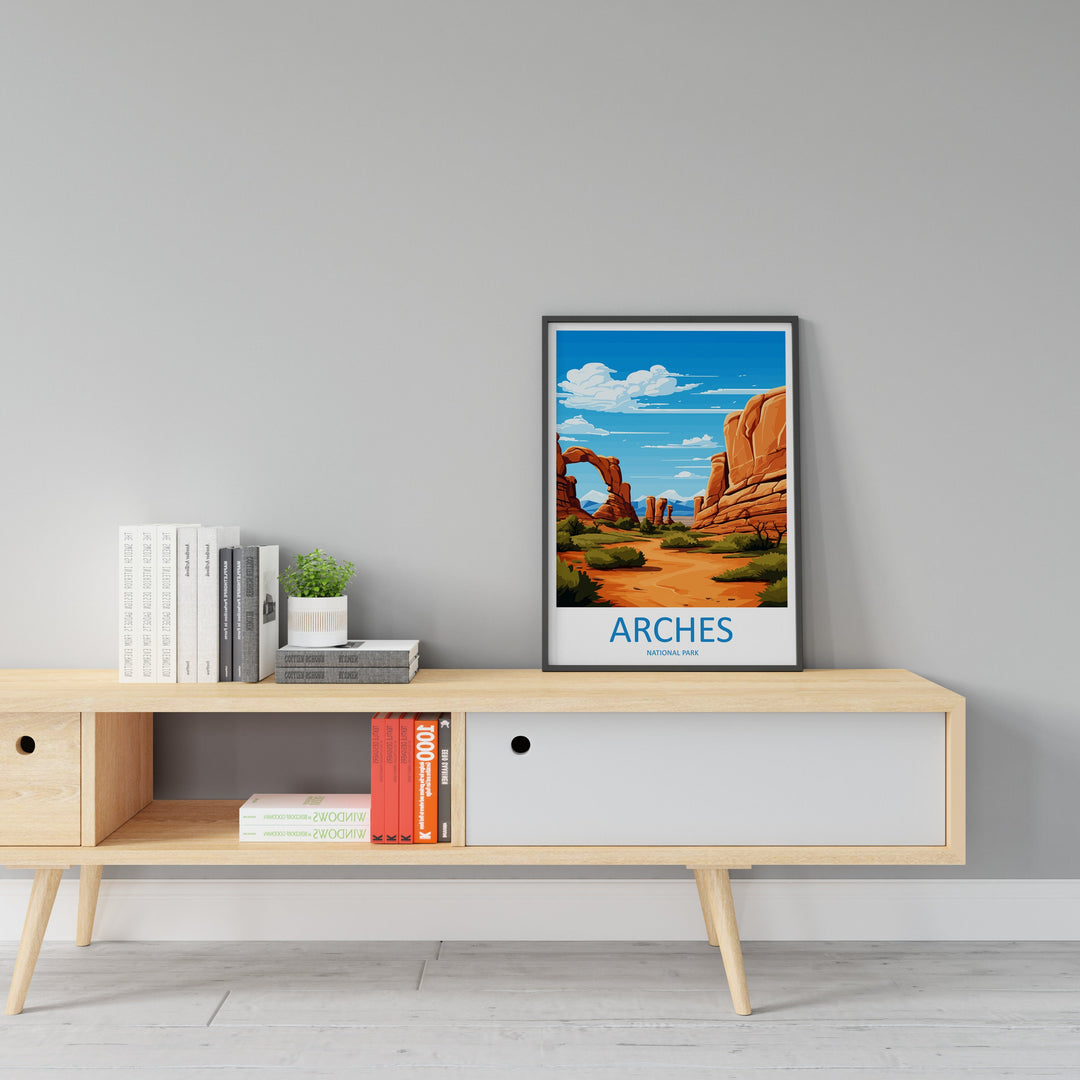 Arches National Park Travel Print Wall Art Arches National Park Wall Hanging Home Décor Arches National Park Art Lovers Utah Art Lover Gift