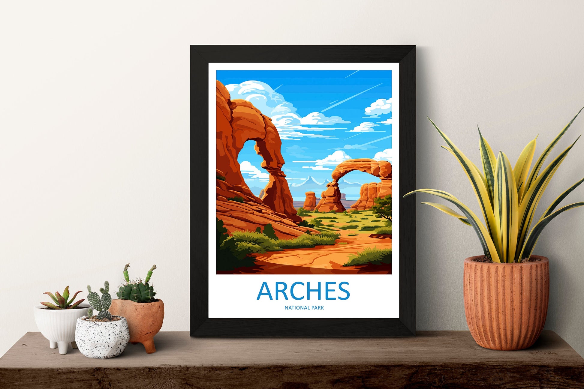 Arches National Park Travel Print Wall Art Arches National Park Wall Hanging Home Décor Arches National Park Art Lovers Utah Art Lover Gift