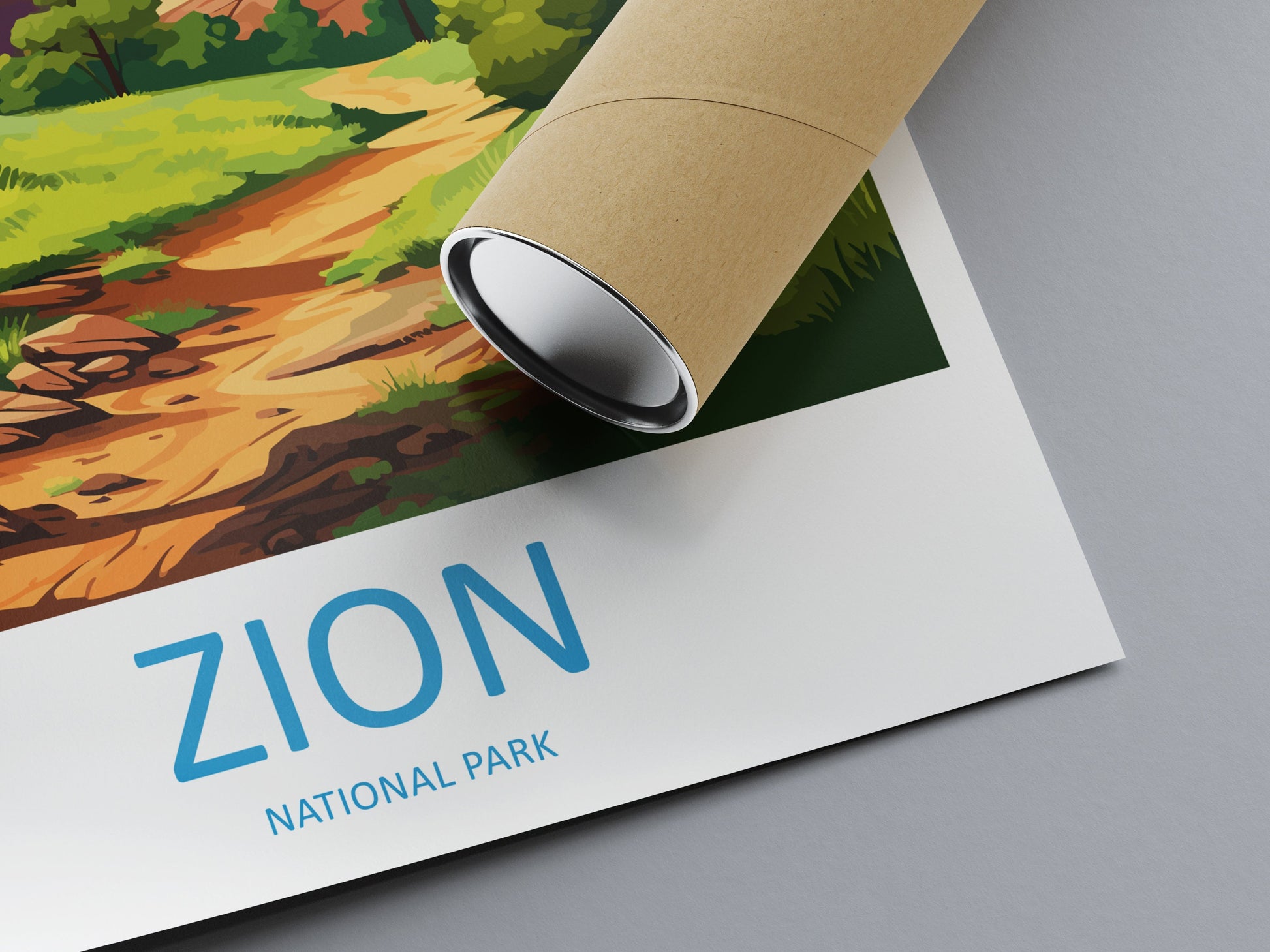 Zion National Park Travel Print Wall Art Zion National Park Wall Hanging Home Décor Zion National Park Art Lovers Utah Art Lover Gift