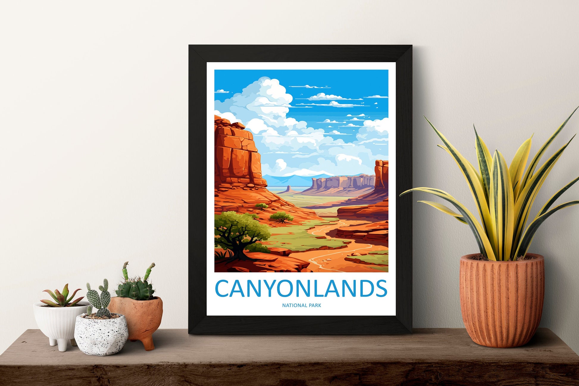 Canyonlands National Park Travel Print Wall Art Canyonlands National Park Wall Hanging Home Décor Canyonlands National Park Art Lovers