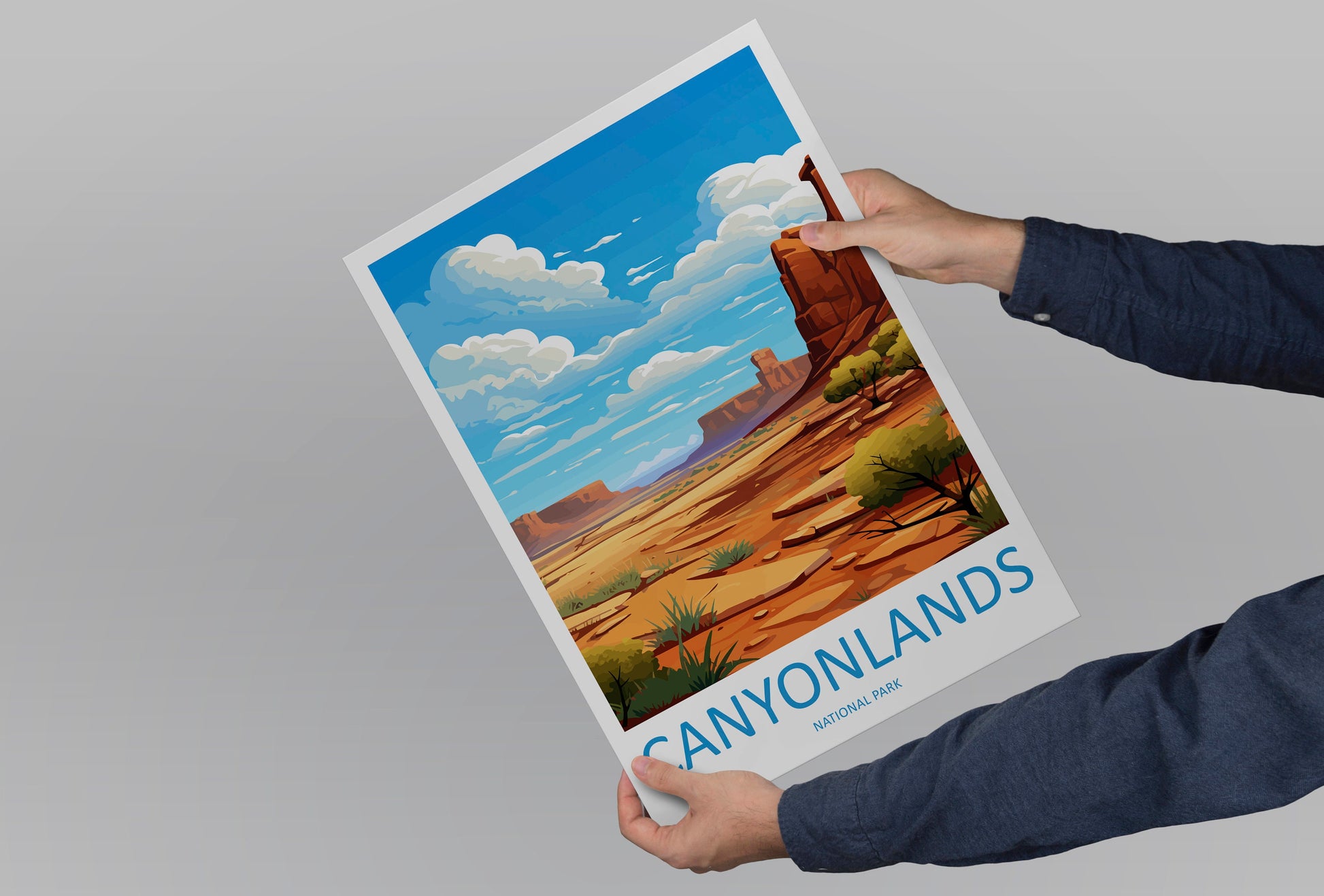 Canyonlands National Park Travel Print Wall Art Canyonlands National Park Wall Hanging Home Décor Canyonlands National Park Art Lovers