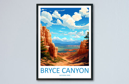 Bryce Canyon National Park Travel Print Wall Art Bryce Canyon National Park Wall Hanging Home Décor Bryce Canyon National Park Art Lovers