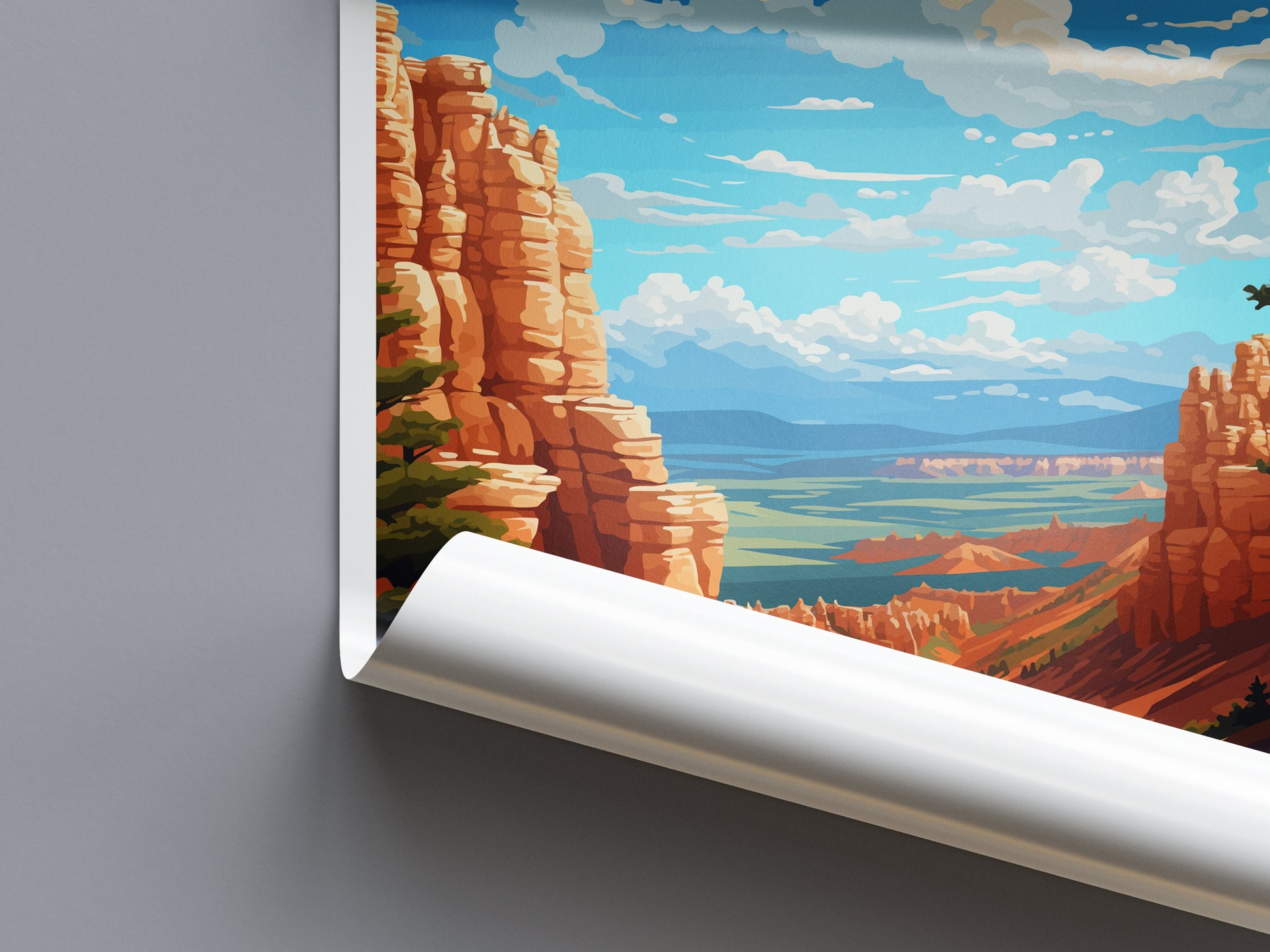 Bryce Canyon National Park Travel Print Wall Art Bryce Canyon National Park Wall Hanging Home Décor Bryce Canyon National Park Art Lovers