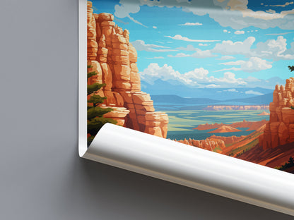 Bryce Canyon National Park Travel Print Wall Art Bryce Canyon National Park Wall Hanging Home Décor Bryce Canyon National Park Art Lovers