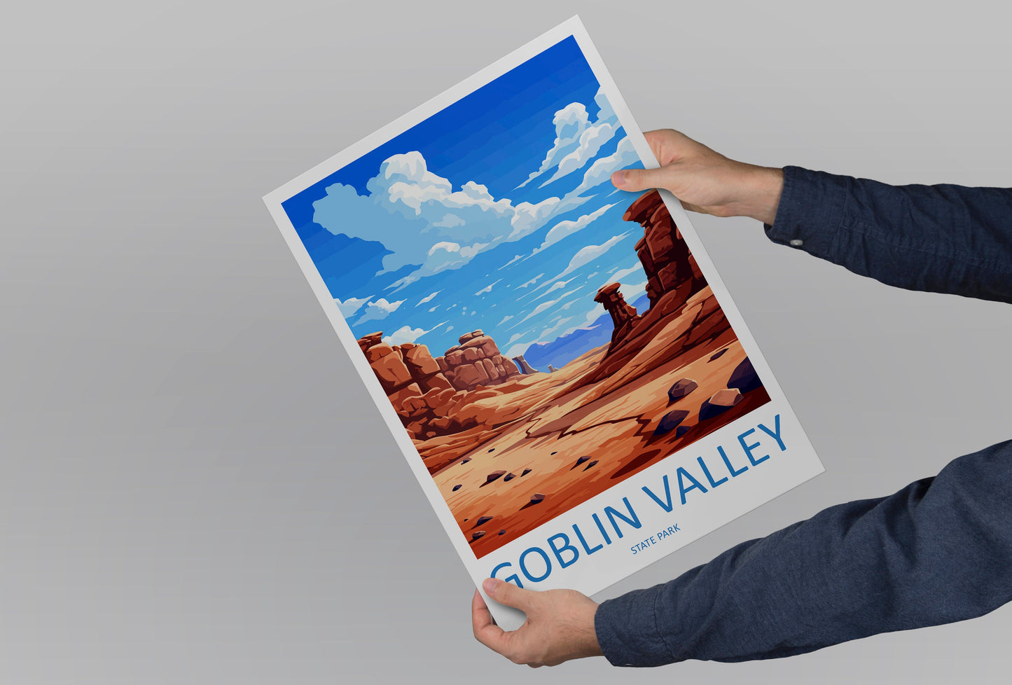 Goblin Valley State Park Travel Print Wall Art Goblin Valley State Park Wall Hanging Home Décor Goblin Valley State Park Art Lovers
