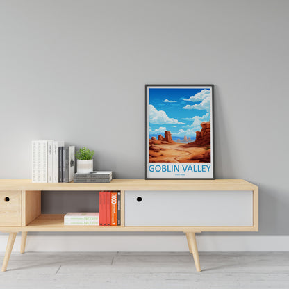 Goblin Valley State Park Travel Print Wall Art Goblin Valley State Park Wall Hanging Home Décor Goblin Valley State Park Art Lovers