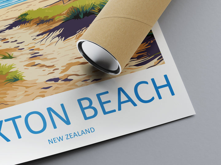 Foxton Beach Travel Print Wall Art Foxton Beach Wall Hanging Home Décor Foxton Beach Gift Art Lovers New Zealand Art Lover Gift Print