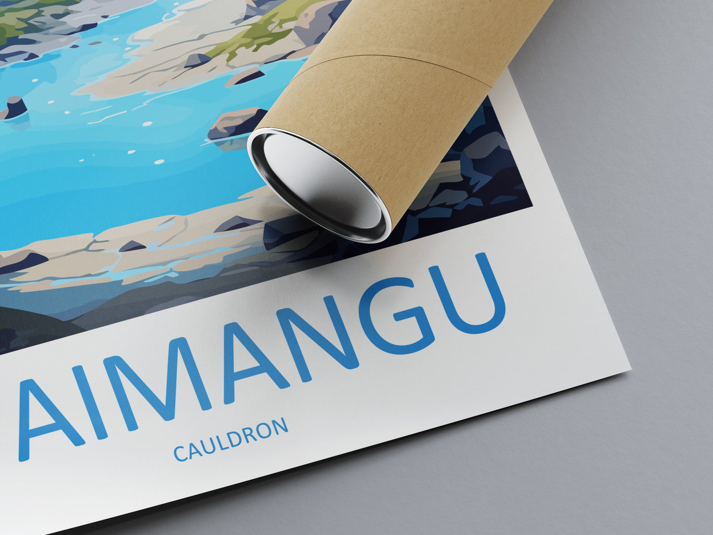 Waimangu Cauldron Travel Print Wall Art Waimangu Cauldron Wall Hanging Home Décor Waimangu Cauldron Gift Art Lovers New Zealand