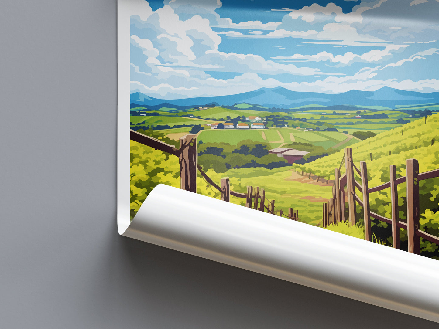 Wairarapa Wine Region Travel Print Wall Art Wairarapa Wine Region Wall Hanging Home Décor Wairarapa Wine Region Gift Art Lovers New Zealand