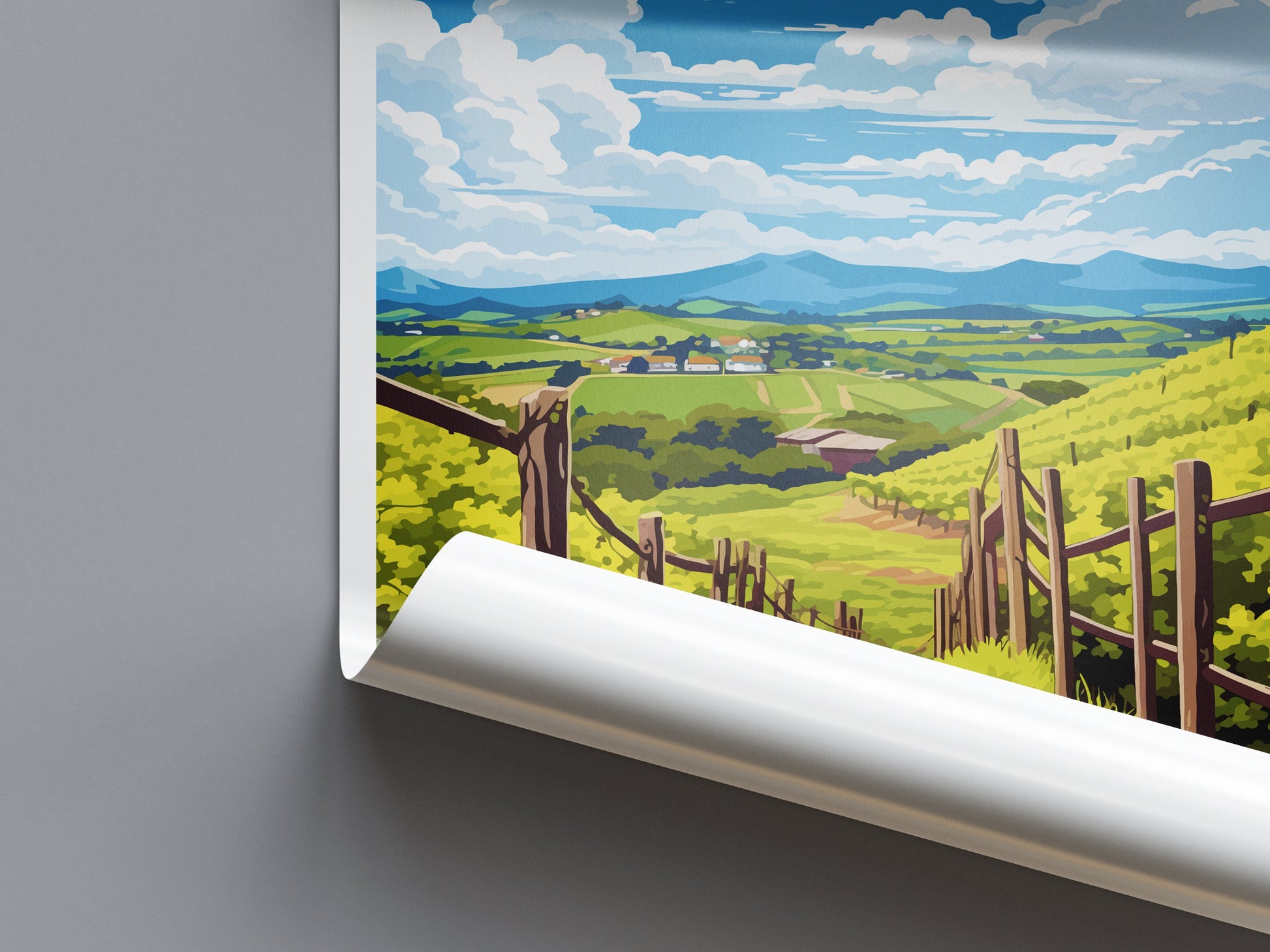 Wairarapa Wine Region Travel Print Wall Art Wairarapa Wine Region Wall Hanging Home Décor Wairarapa Wine Region Gift Art Lovers New Zealand