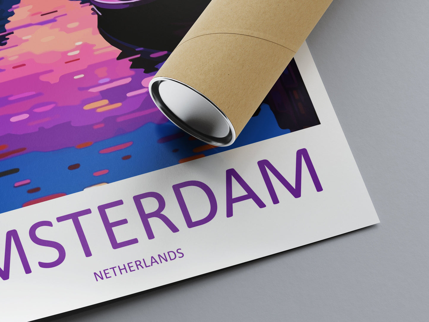 Amsterdam Travel Print Wall Art Amsterdam Wall Hanging Home Décor Amsterdam Gift Art Lovers Netherlands Art Lover Gift Amsterdam Decor