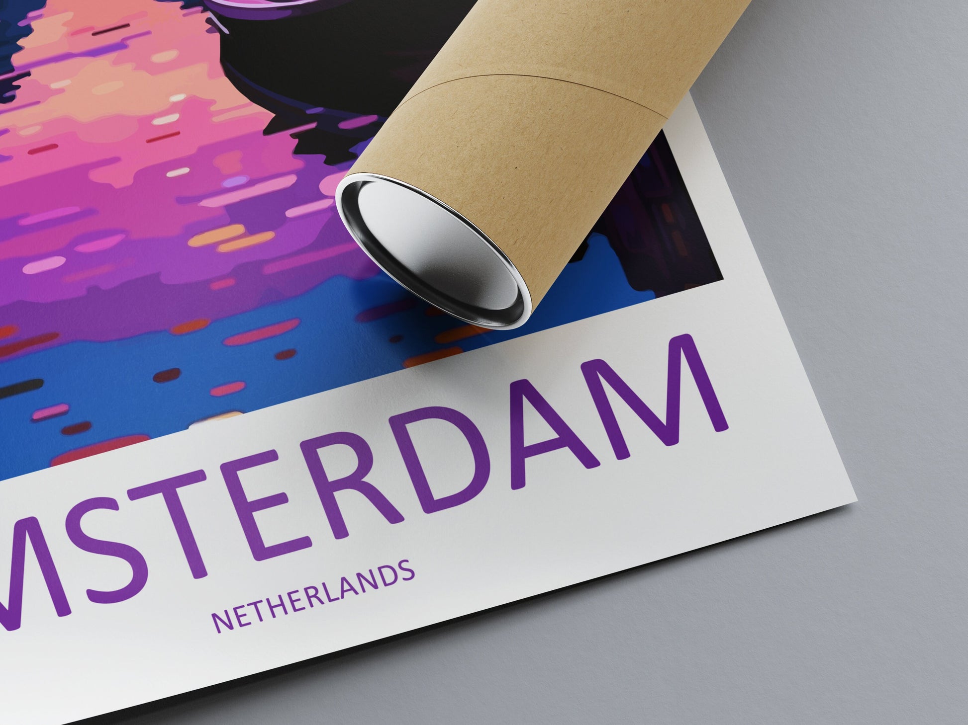 Amsterdam Travel Print Wall Art Amsterdam Wall Hanging Home Décor Amsterdam Gift Art Lovers Netherlands Art Lover Gift Amsterdam Decor