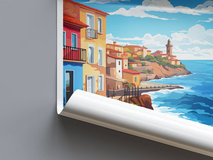 Asturias Travel Print Wall Art Asturias Wall Hanging Home Décor Asturias Gift Art Lovers Spain Art Gift Asturias Travel Poster art