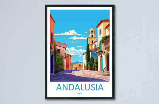 Andalusia Travel Print Wall Art Andalusia Wall Hanging Home Décor Andalusia Gift Art Lovers Spain Art Gift Andalusia Travel Poster art