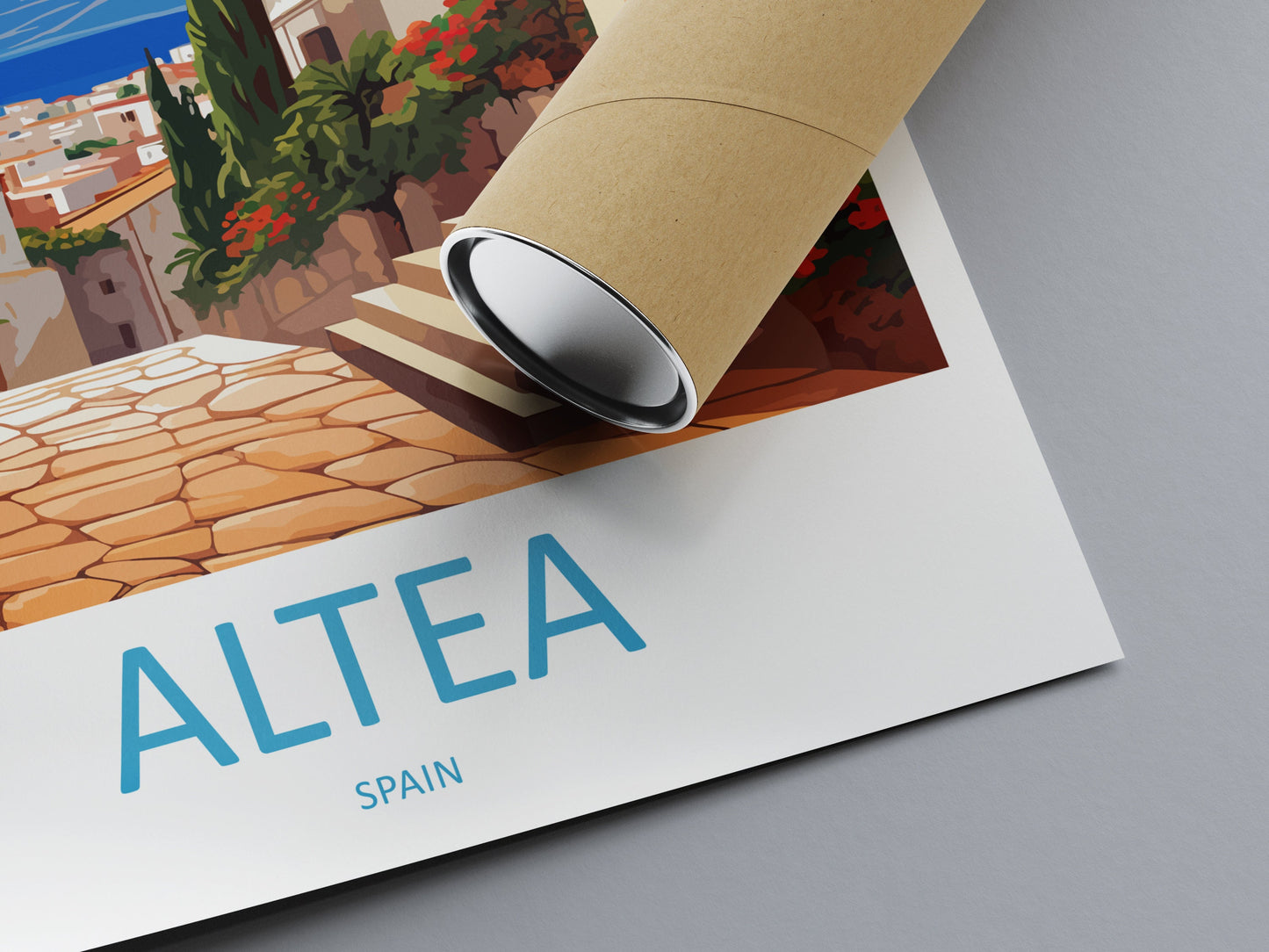 Altea Travel Print Wall Art Altea Wall Hanging Home Décor Altea Gift Art Lovers Spain Art Gift Altea Travel Poster art