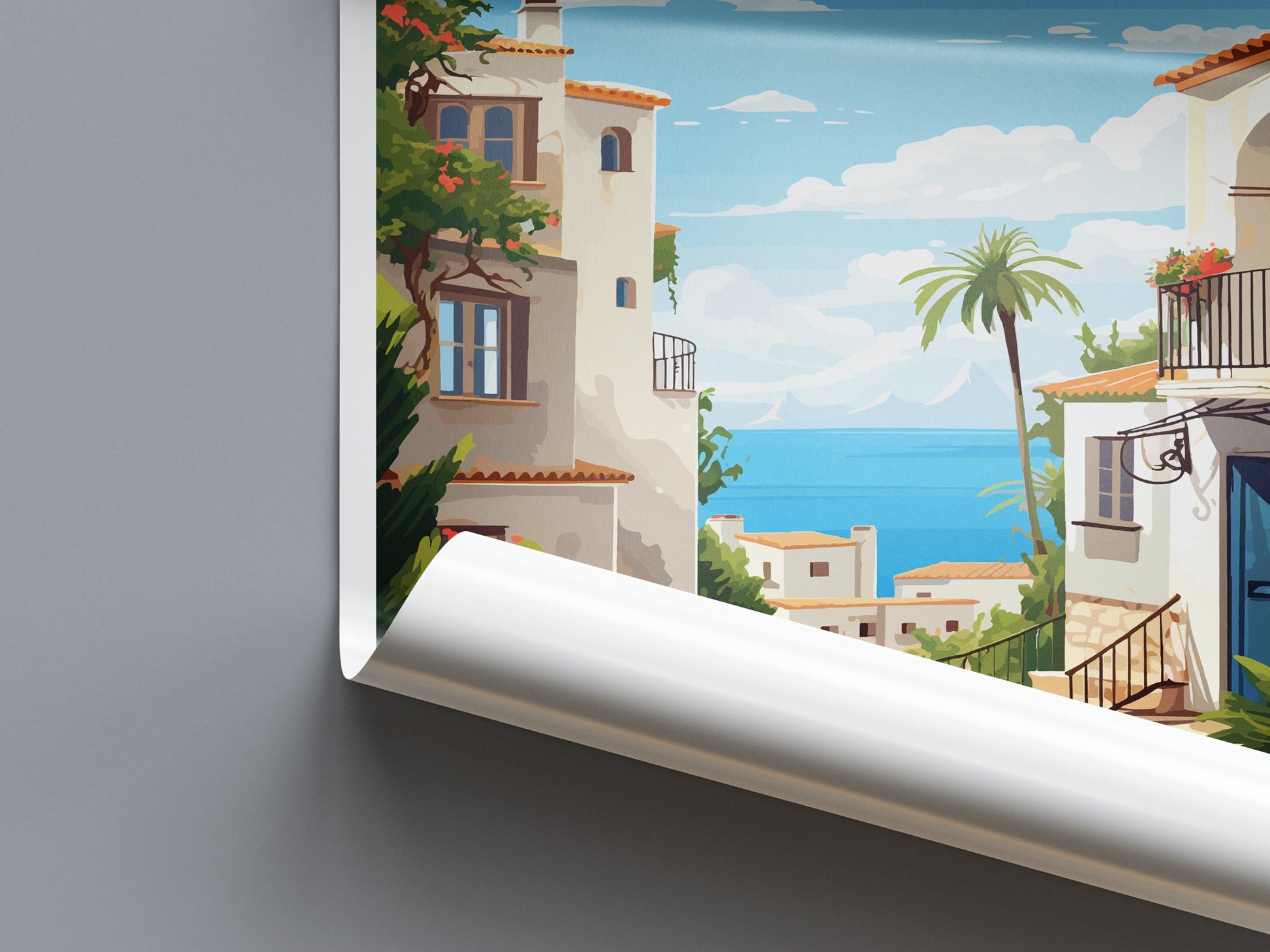 Almería Travel Print Wall Art Almería Wall Hanging Home Décor Almería Gift Art Lovers Spain Art Gift Almería Travel Poster art