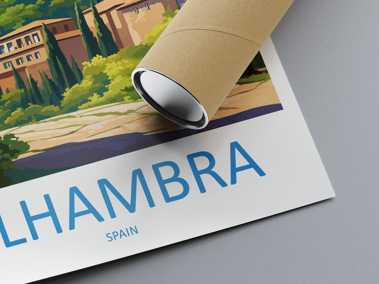 Alhambra Travel Print Wall Art Alhambra Wall Hanging Home Décor Alhambra Gift Art Lovers Spain Art Gift Alhambra Travel Poster art