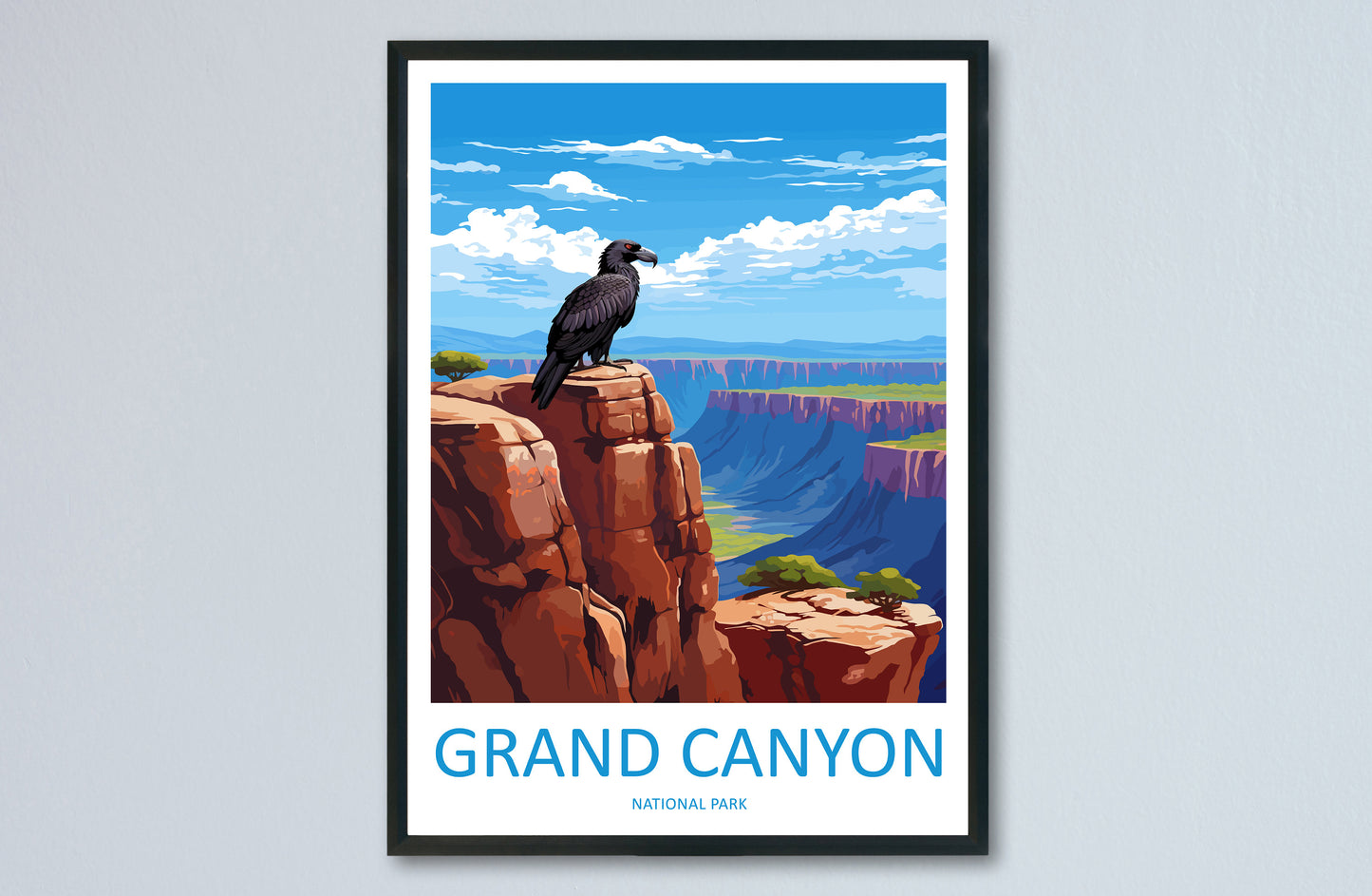 Grand Canyon National Park Travel Print Wall Art Grand Canyon Wall Hanging Home Décor Grand Canyon Gift Art Lovers Arizona Art Lover Gift