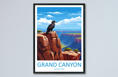 Grand Canyon National Park Travel Print Wall Art Grand Canyon Wall Hanging Home Décor Grand Canyon Gift Art Lovers Arizona Art Lover Gift