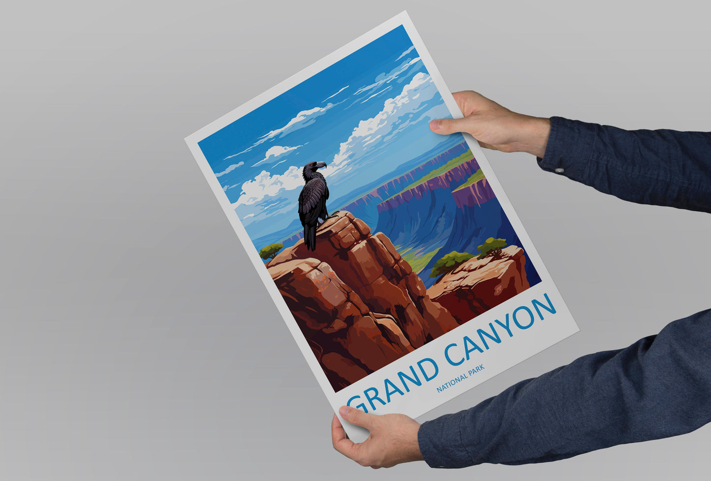 Grand Canyon National Park Travel Print Wall Art Grand Canyon Wall Hanging Home Décor Grand Canyon Gift Art Lovers Arizona Art Lover Gift