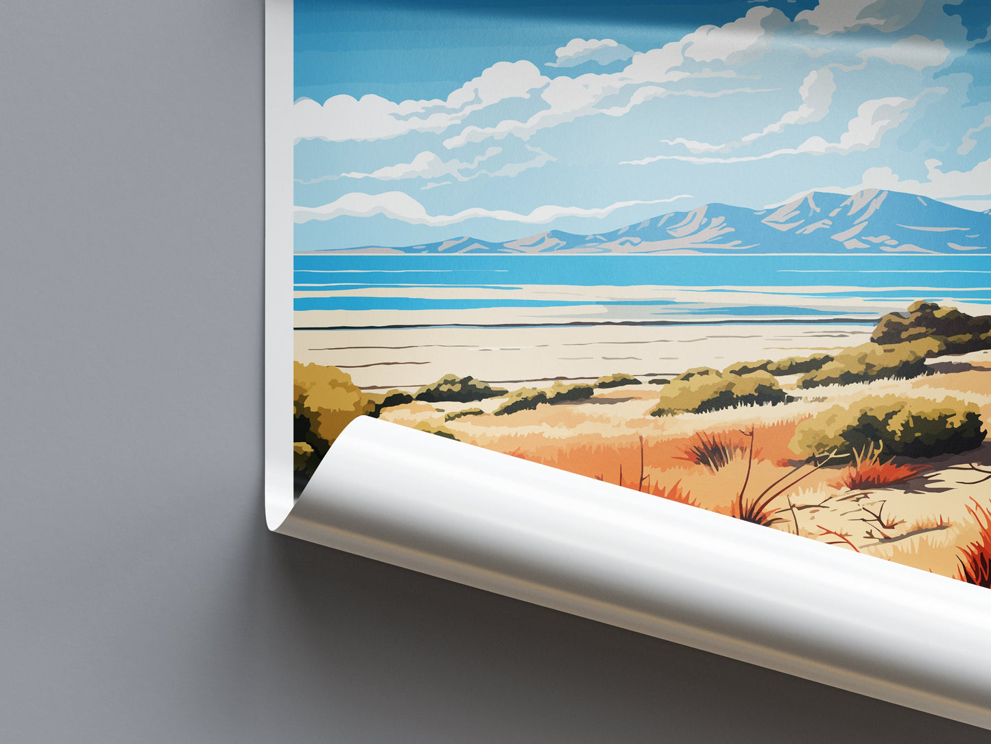Antelope Island State Park Travel Print Wall Art Antelope Island Wall Hanging Home Décor Antelope Island Art Lovers Utah Art Lover Gift