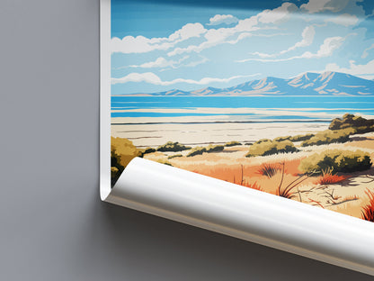 Antelope Island State Park Travel Print Wall Art Antelope Island Wall Hanging Home Décor Antelope Island Art Lovers Utah Art Lover Gift