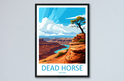 Dead Horse State Park Travel Print Wall Art Dead Horse State Park Wall Hanging Home Décor Dead Horse Art Lovers Utah Art Lover Gift