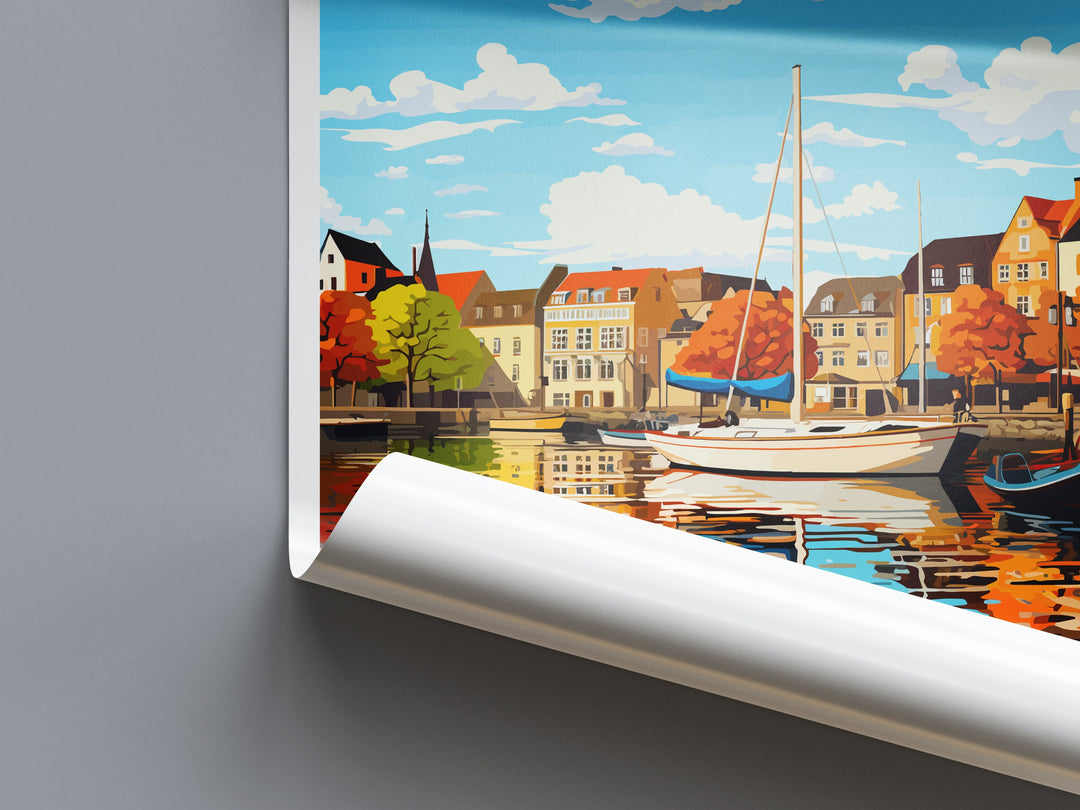 Saarbrücken Travel Print Wall Art Saarbrücken Wall Hanging Home Decor Saarbrücken Gift Art Lovers Wall Art Print Art Saarbrücken Germany