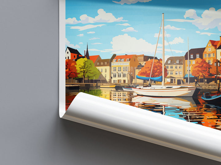 Saarbrücken Travel Print Wall Art Saarbrücken Wall Hanging Home Decor Saarbrücken Gift Art Lovers Wall Art Print Art Saarbrücken Germany