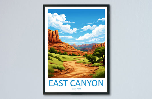 East Canyon State Park Travel Print Wall Art East Canyon State Park Wall Hanging Home Décor East Canyon Art Lovers Utah Art Lover Gift