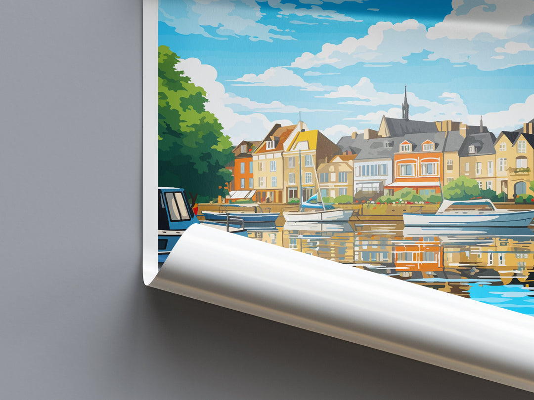 Saarbrücken Travel Print Wall Art Saarbrücken Wall Hanging Home Decor Saarbrücken Gift Art Lovers Wall Art Print Art Saarbrücken Germany