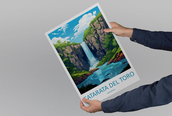 Catarata del Toro Travel Print Wall Art Catarata del Toro Wall Hanging Home Décor Catarata del Toro Gift Art Lovers Costa Rica Wall Art