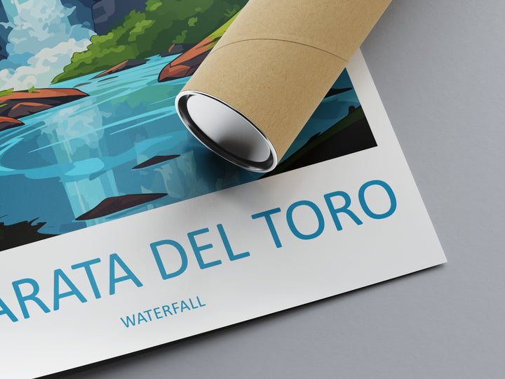 Catarata del Toro Travel Print Wall Art Catarata del Toro Wall Hanging Home Décor Catarata del Toro Gift Art Lovers Costa Rica Wall Art