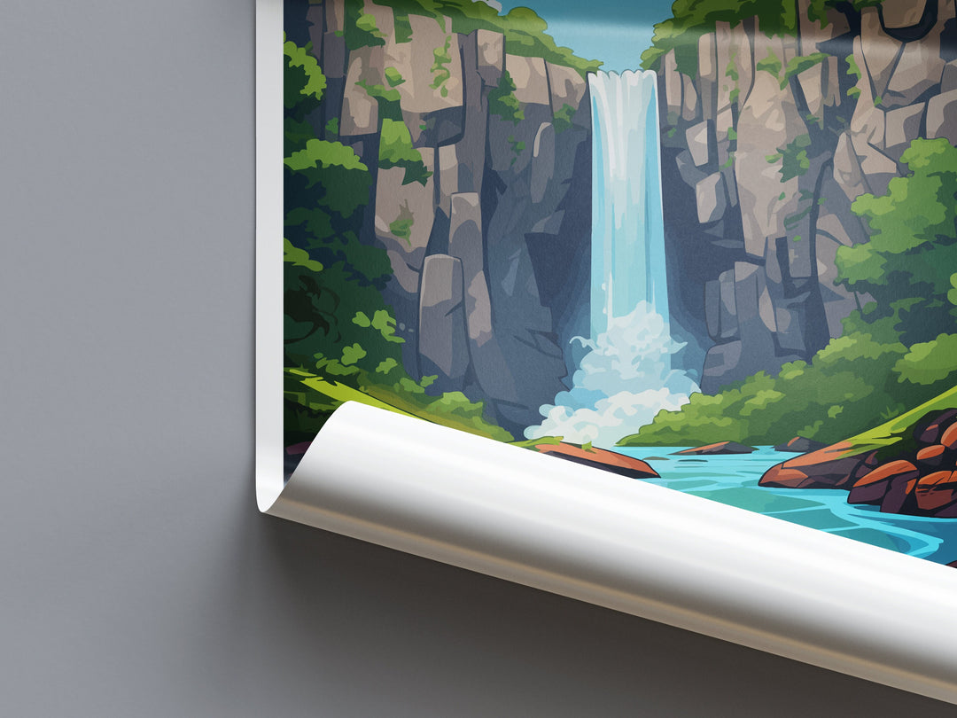 Catarata del Toro Travel Print Wall Art Catarata del Toro Wall Hanging Home Décor Catarata del Toro Gift Art Lovers Costa Rica Wall Art