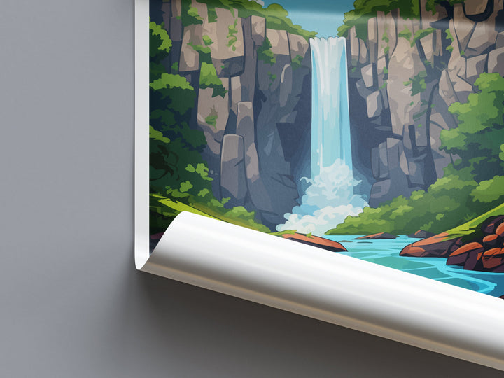 Catarata del Toro Travel Print Wall Art Catarata del Toro Wall Hanging Home Décor Catarata del Toro Gift Art Lovers Costa Rica Wall Art