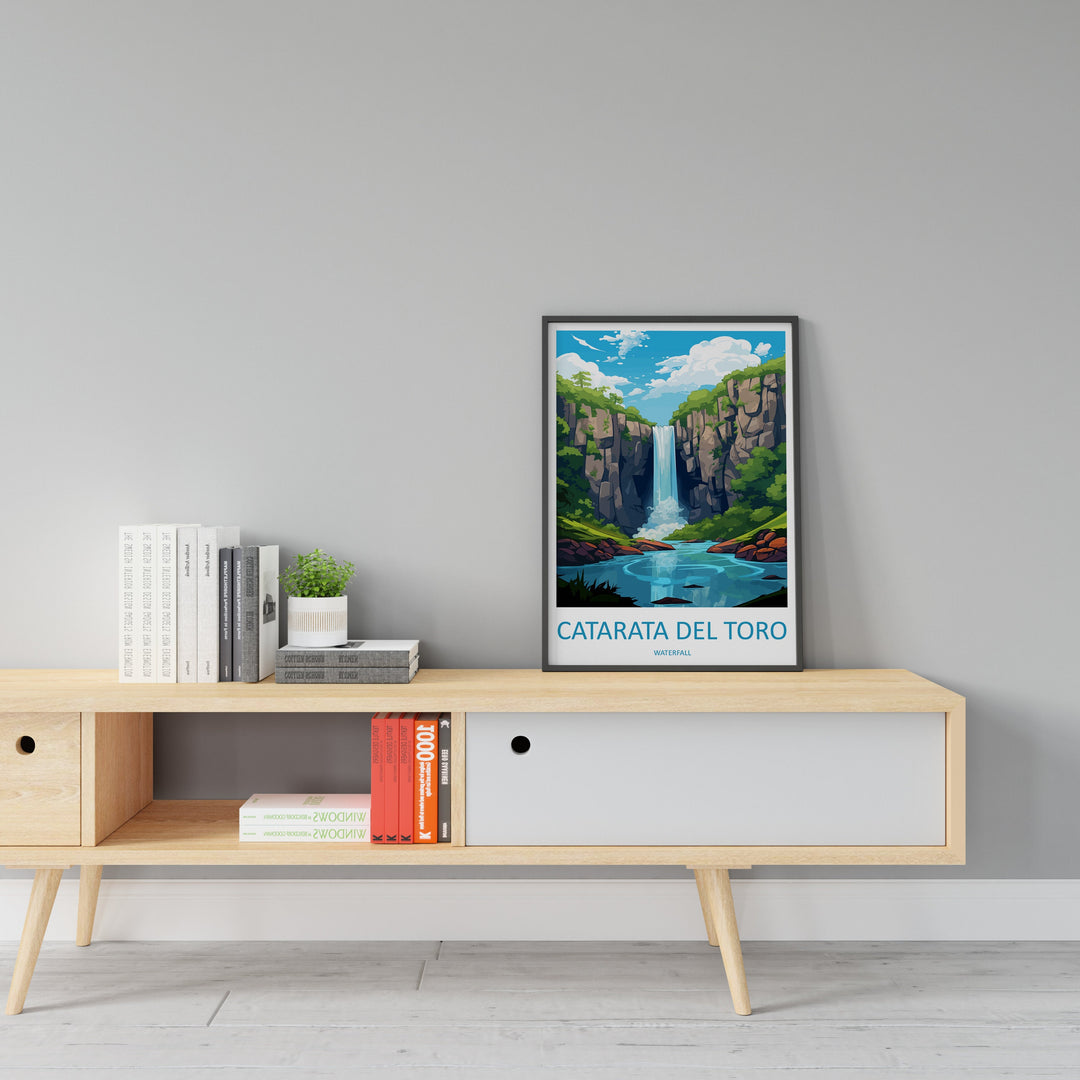 Catarata del Toro Travel Print Wall Art Catarata del Toro Wall Hanging Home Décor Catarata del Toro Gift Art Lovers Costa Rica Wall Art