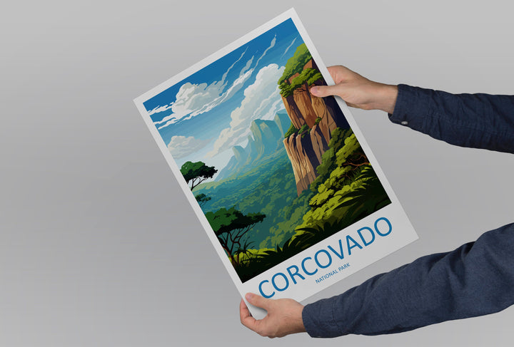 Corcovado National Park Travel Print Wall Art Corcovado Park Wall Hanging Home Décor Corcovado National Park Gift Art Costa Rica