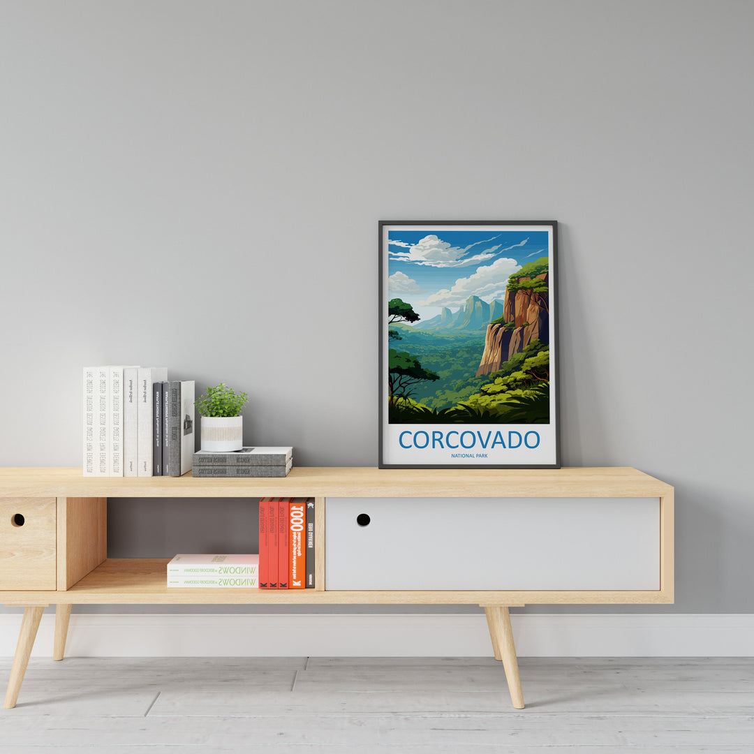 Corcovado National Park Travel Print Wall Art Corcovado Park Wall Hanging Home Décor Corcovado National Park Gift Art Costa Rica
