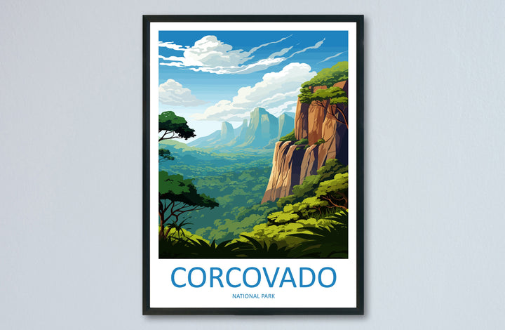 Corcovado National Park Travel Print Wall Art Corcovado Park Wall Hanging Home Décor Corcovado National Park Gift Art Costa Rica