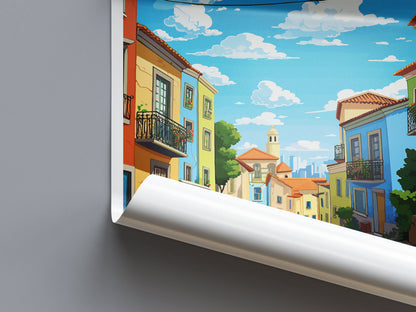 Vila Real Travel Print Wall Art Vila Real Wall Hanging Home Décor Vila Real Gift Art Lovers Portugal Art Lover Gift Vila Real Wall Décor