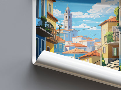 Vila Nova De Gaia Travel Print Wall Art Vila Nova De Gaia Wall Hanging Home Décor Vila Nova De Gaia Gift Art Lovers Portugal Art Lover Gift