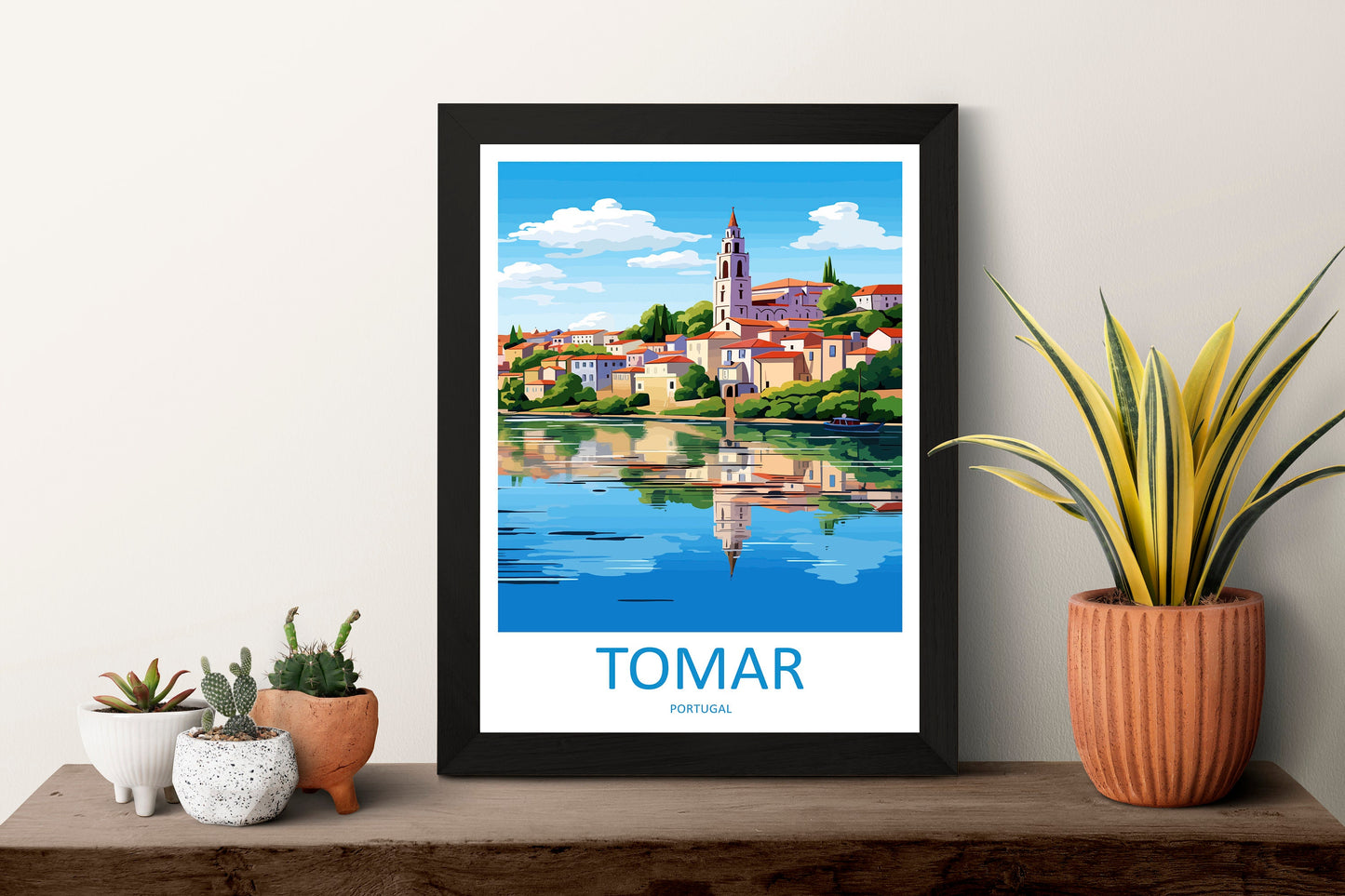 Tomar Travel Print Wall Art Tomar Wall Hanging Home Décor Tomar Gift Art Lovers Portugal Art Lover Gift Tomar Wall Décor