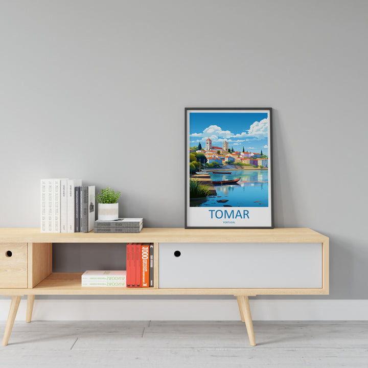 Tomar Travel Print Wall Art Tomar Wall Hanging Home Décor Tomar Gift Art Lovers Portugal Art Lover Gift Tomar Wall Décor