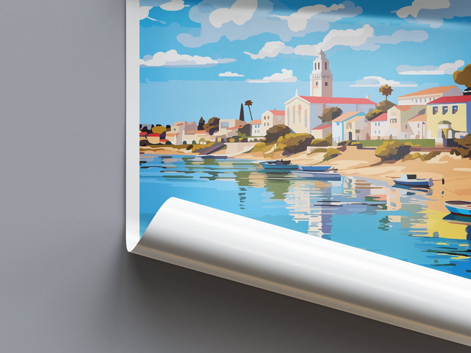 Tavira Travel Print Wall Art Tavira Wall Hanging Home Décor Tavira Gift Art Lovers Portugal Art Lover Gift Tavira Wall Décor