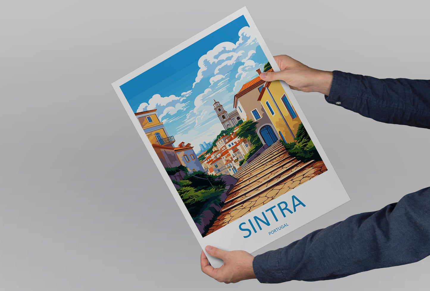 Sintra Travel Print Wall Art Sintra Wall Hanging Home Décor Sintra Gift Art Lovers Portugal Art Lover Gift Sintra Wall Décor