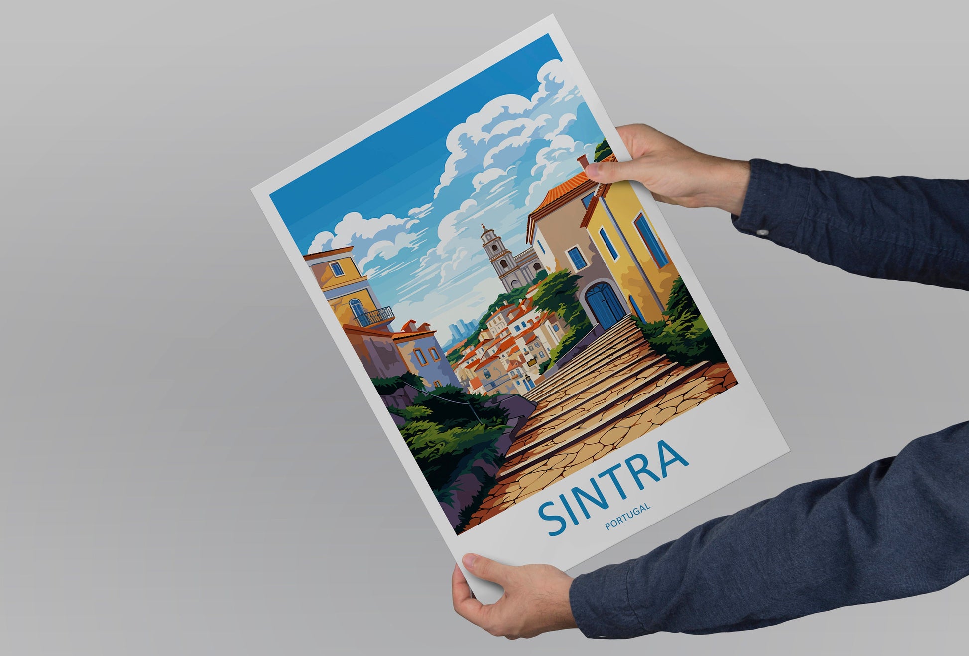 Sintra Travel Print Wall Art Sintra Wall Hanging Home Décor Sintra Gift Art Lovers Portugal Art Lover Gift Sintra Wall Décor