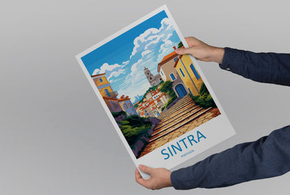 Sintra Travel Print Wall Art Sintra Wall Hanging Home Décor Sintra Gift Art Lovers Portugal Art Lover Gift Sintra Wall Décor