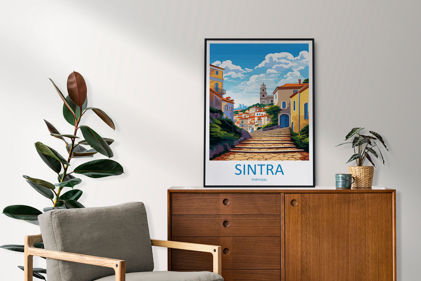 Sintra Travel Print Wall Art Sintra Wall Hanging Home Décor Sintra Gift Art Lovers Portugal Art Lover Gift Sintra Wall Décor