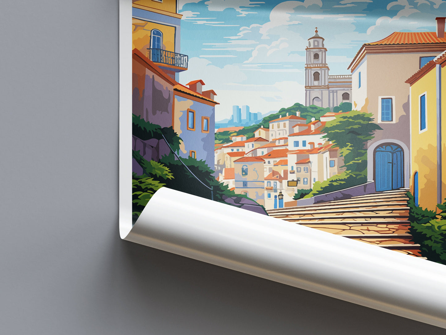 Sintra Travel Print Wall Art Sintra Wall Hanging Home Décor Sintra Gift Art Lovers Portugal Art Lover Gift Sintra Wall Décor
